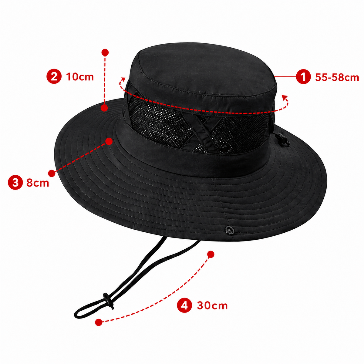 Chapeau de randonnée respirant