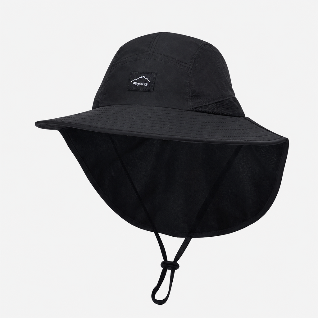 chapeau randonnée rabat de nuque