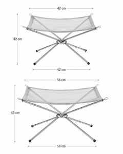 Support de feu de camp pliable – Formats M/L