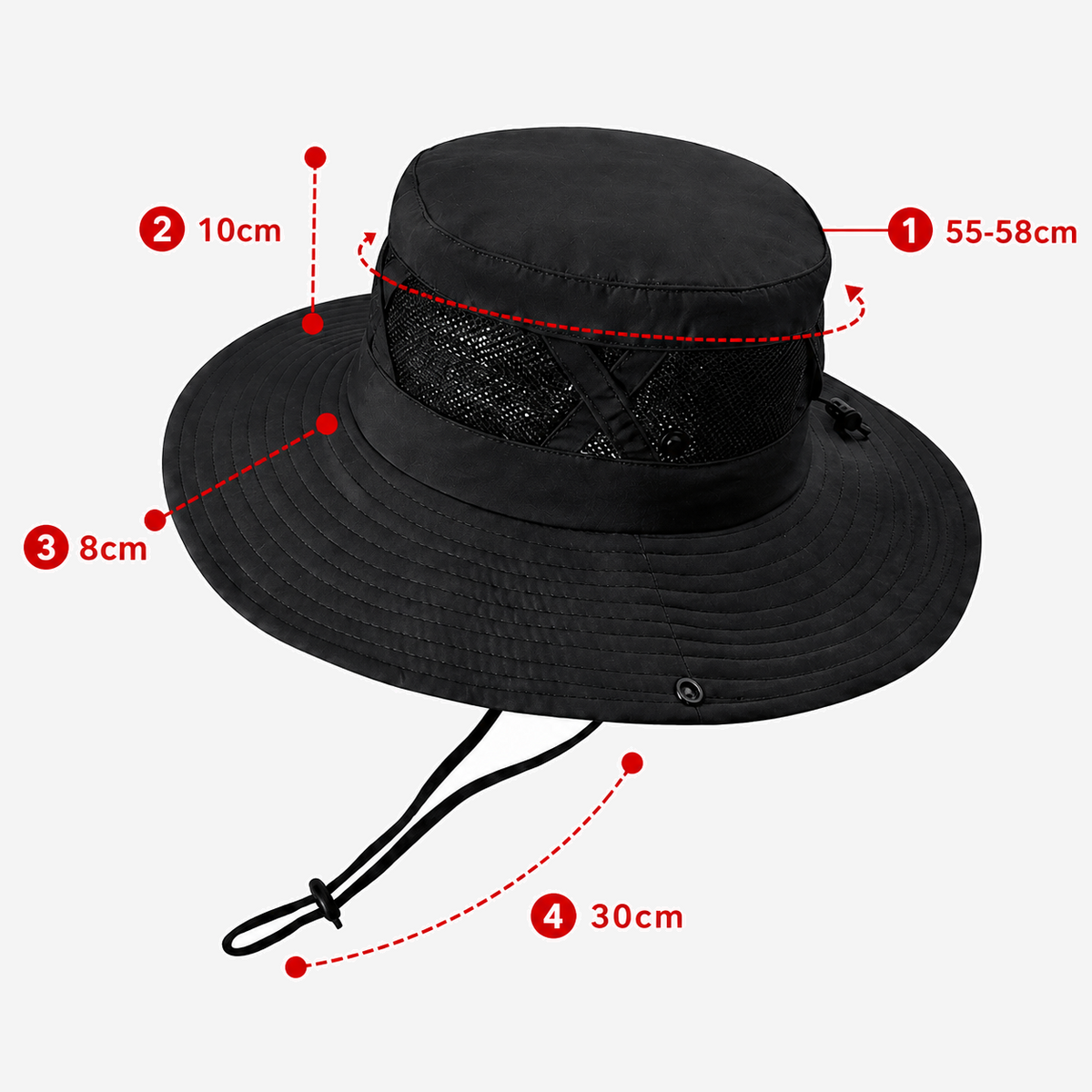 Chapeau de randonnée respirant