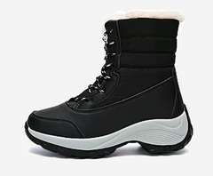 Bottines hiver femme doublées à plateforme