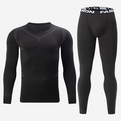 Ensemble sous-vêtements thermiques homme extensible