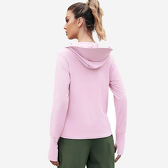 Veste à capuche randonnée anti UV femme UPF50+