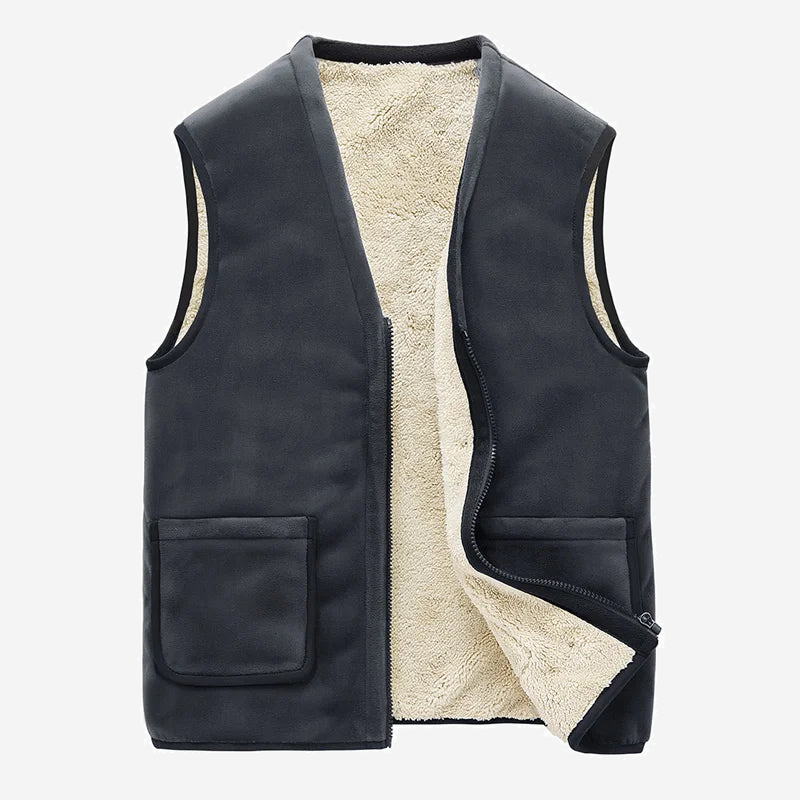 Gilet polaire sans manches homme