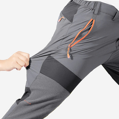 Pantalon de randonnée stretch homme à genoux renforcés