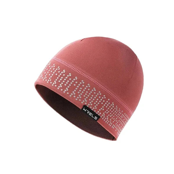 Bonnet de sport à motifs réfléchissants doublé polaire