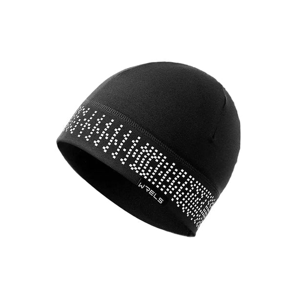 Bonnet de sport à motifs réfléchissants doublé polaire