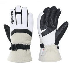 Gants de ski en cuir et isolation synthétique tactiles