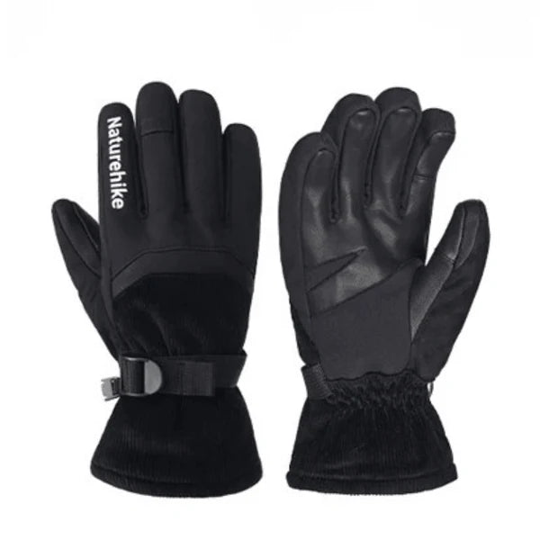 Gants de ski en cuir et isolation synthétique tactiles