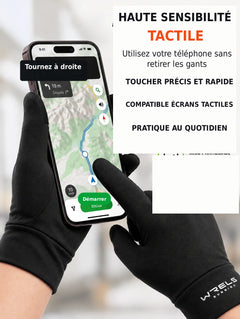 Gants de running tactiles : utilisation avec un smartphone