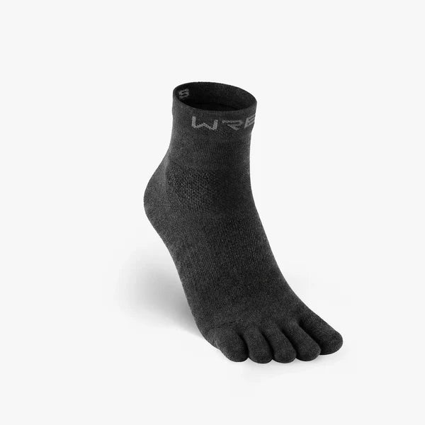 Chaussettes basses à orteils séparés en laine mélangée