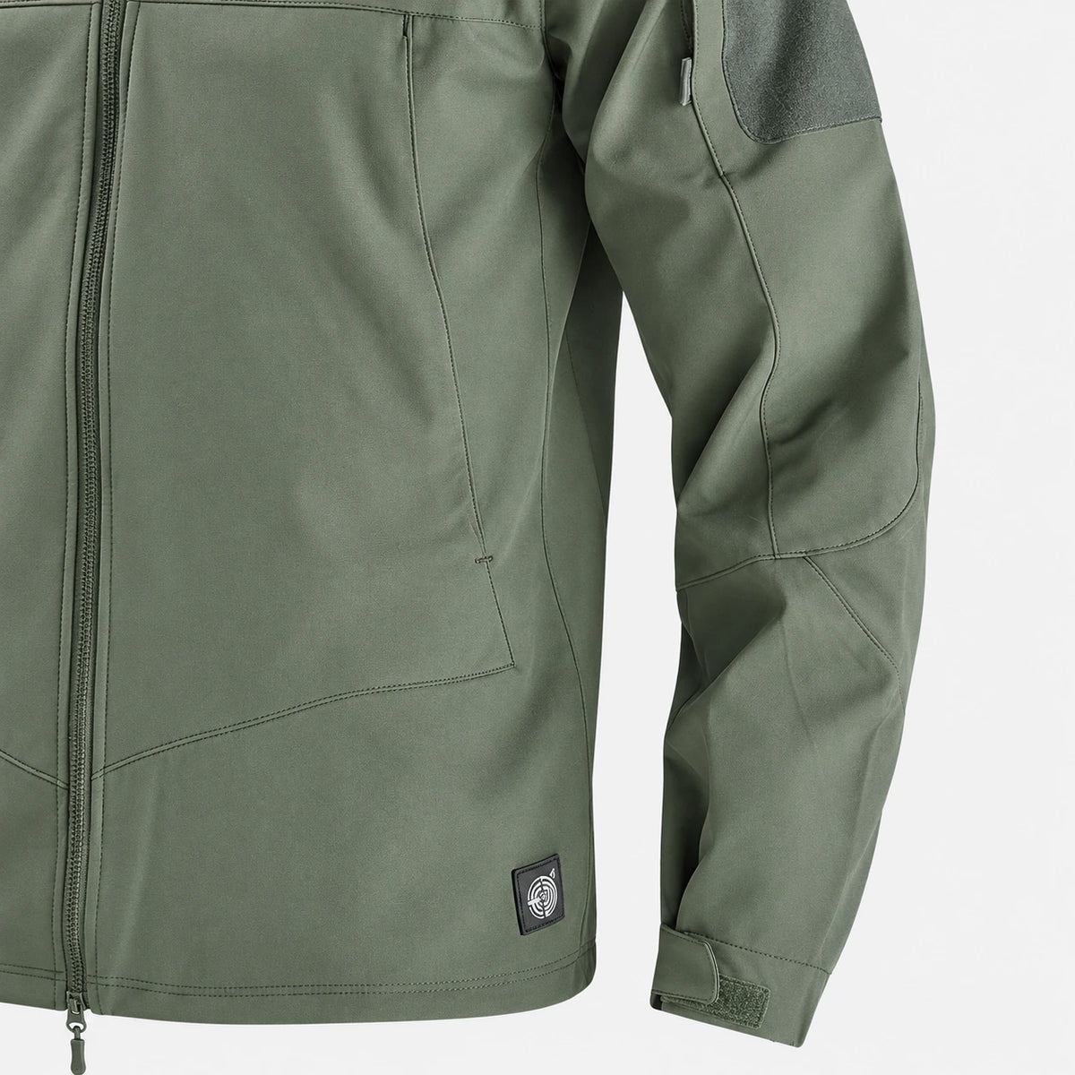 Veste softshell tactique homme - détail de la manche et du poignet